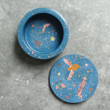 Load image into Gallery viewer, Blue Bugs And Stars Terrazzo Box
