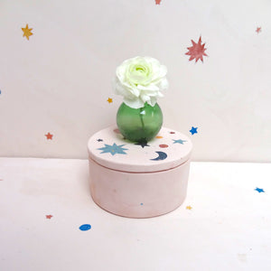 Cream White Starry Terrazzo Box