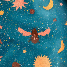 Load image into Gallery viewer, Large Blue Bugs and Stars Terrazzo Tray
