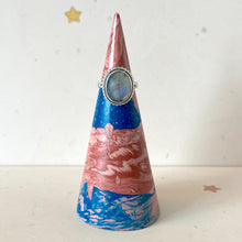 Load image into Gallery viewer, Chunky Pink and Blue Jewelry Cone
